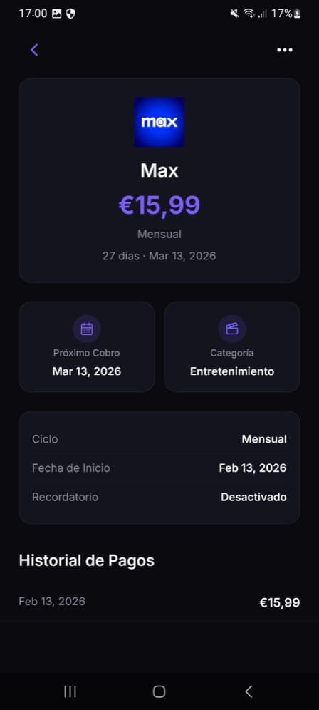 TrackSubs screenshot 4